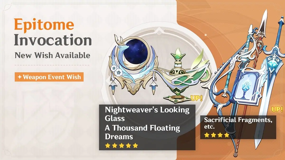 Genshin Character wish banner 3 - KQM